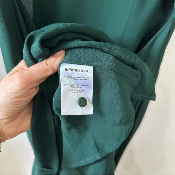 Reformation Carletta Dress Forest - Picture 9 of 10